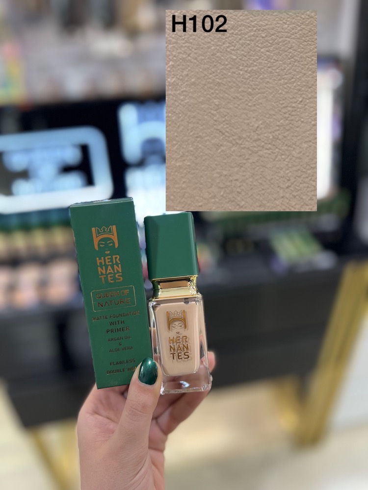 کرم پودر حاوی پرایمر هرنانتس شماره H102 حجم 35 میلی لیتر