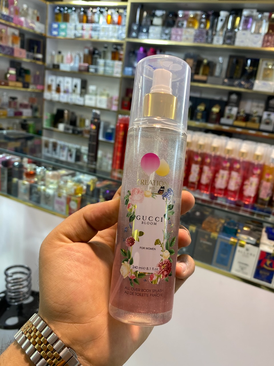 بادی اسپلش گوچی بلوم کریشن ایریس شاین  Creation GUCCI BLOOM