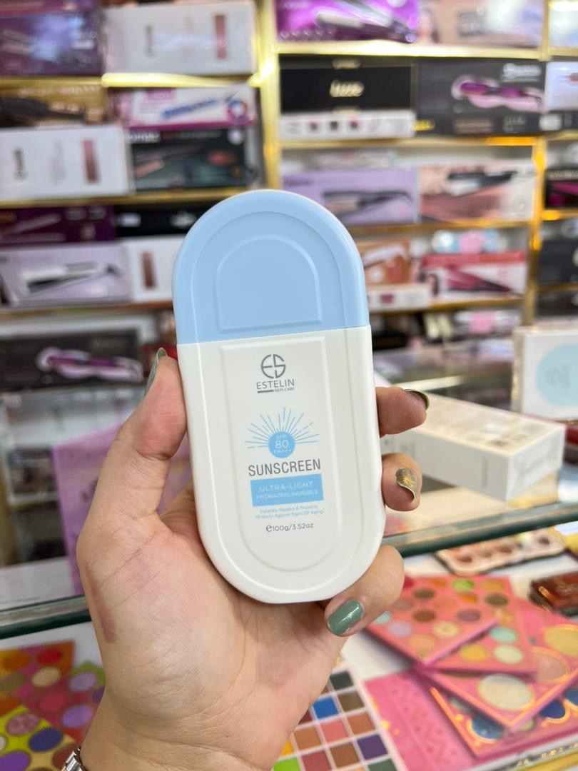 کرمی و فلوییدی - کرم ضدآفتاب استلین spf 80 بی رنگ حجم 100 میل کرم ضدآفتاب استلین spf 80 بی رنگ حجم 100 میل-1
