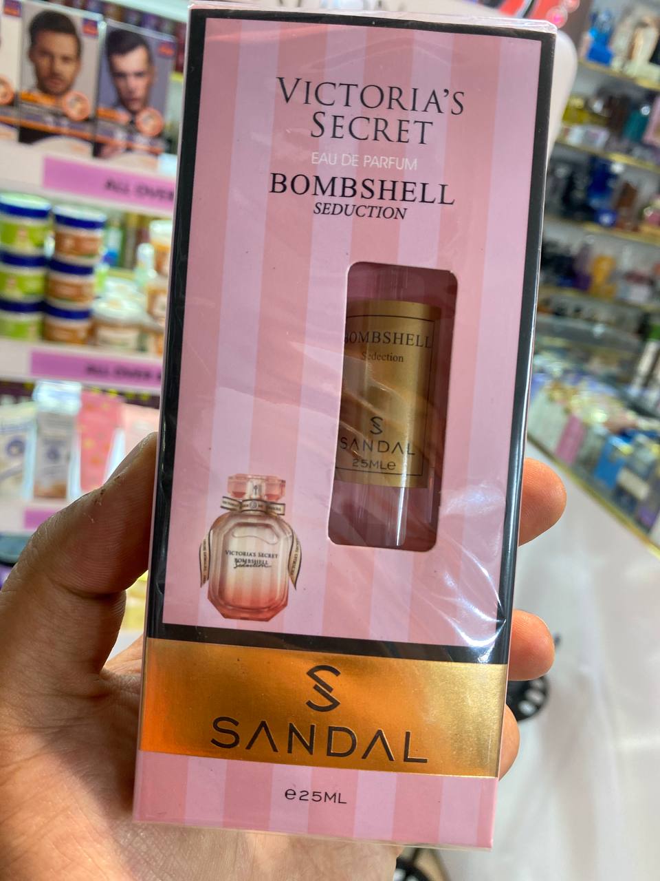  ادکلن ویکتوریا سکرت بامب شل صندل ۲۵ میل Victorias Secret Bombshell 