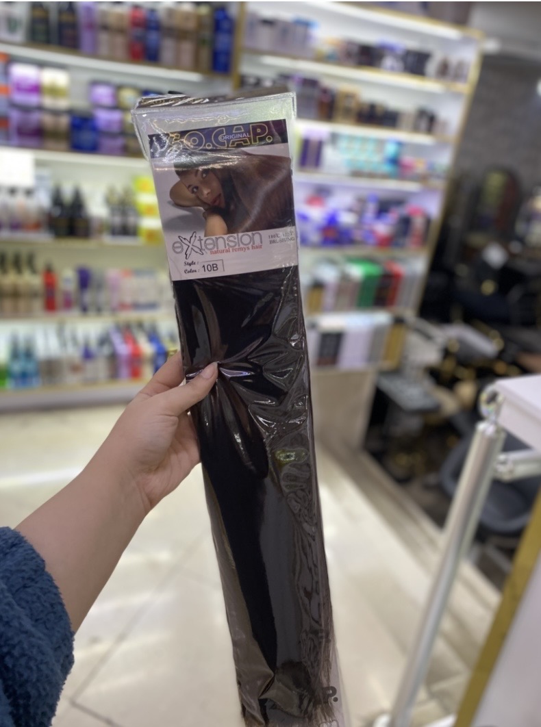 اکستنشن سر دوخت سوکپ قهوه ای کد 10B