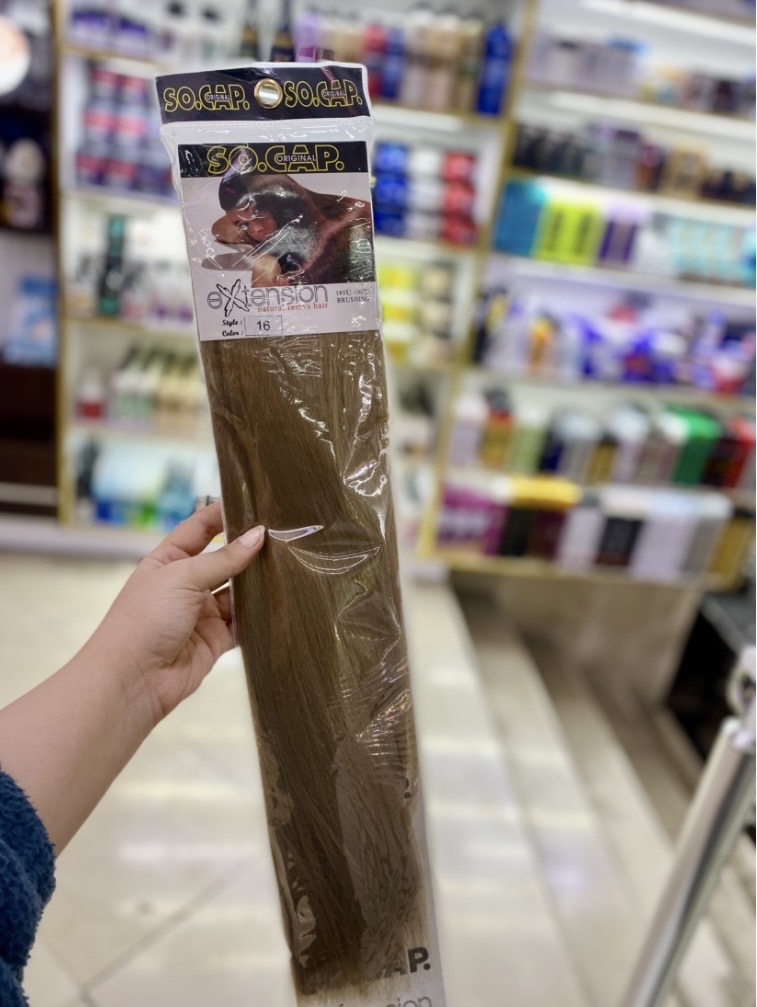 اکستنشن سر دوخت سوکپ بلوند متوسط کد 16