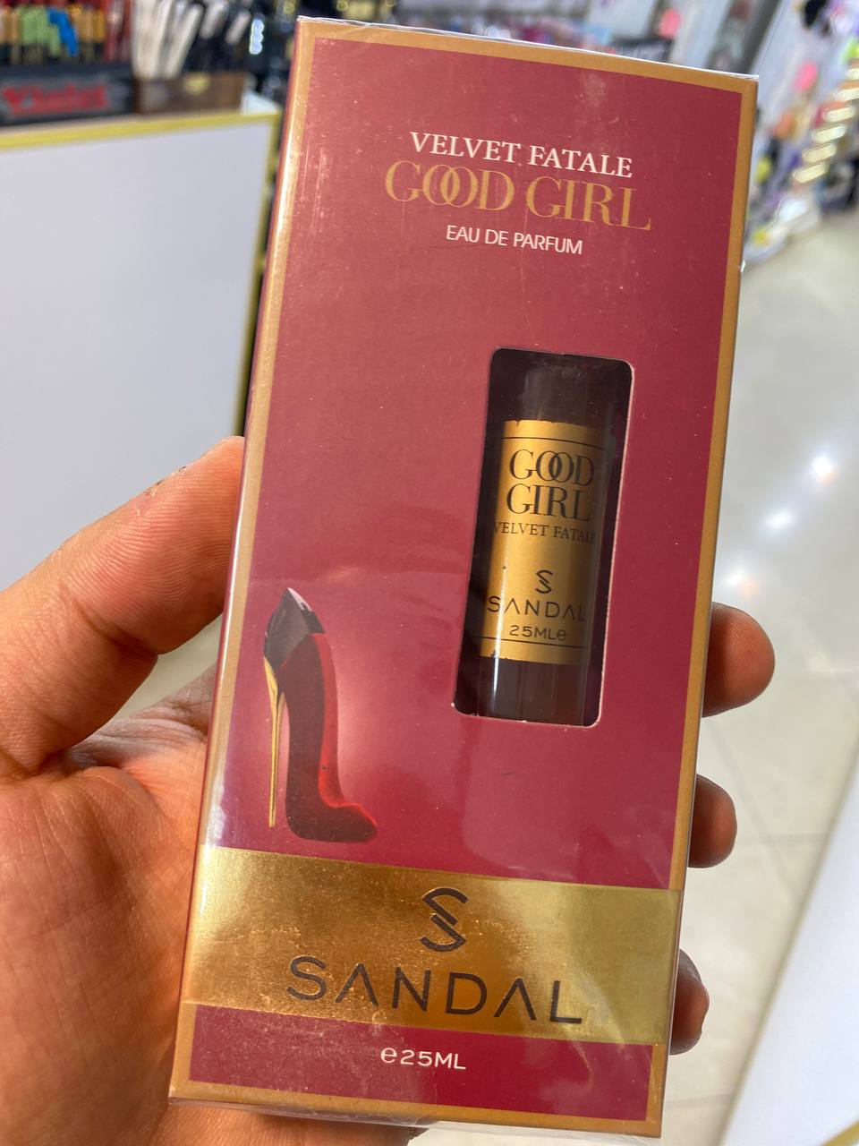 مینی ادکلن گودگرل صندل 25 میل GOOD GIRL RED