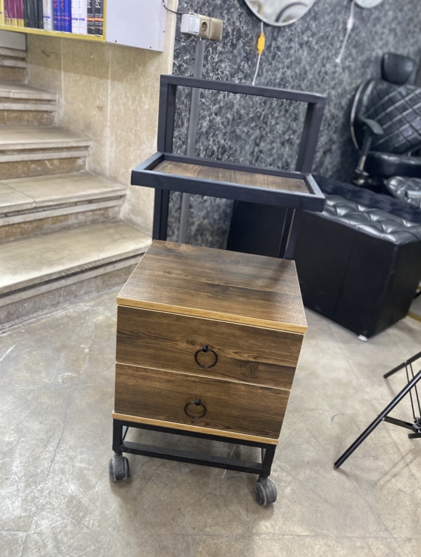 ترولی پله ای چوبی