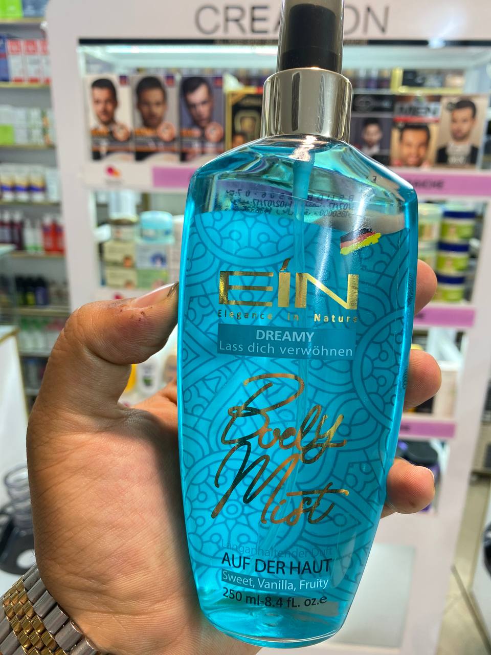 بادی اسپلش ای آی ان مدل DREAMY حجم 250 میل