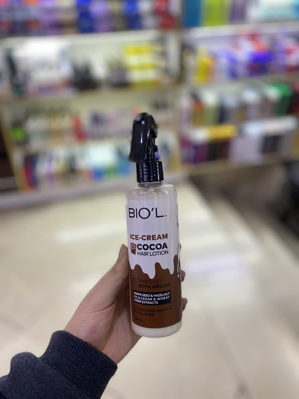 اسپری بستنی مو بیول مدل شکلاتی حجم 250 میل