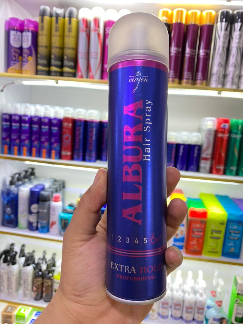 اسپری حالت دهنده مو آلبورا مدل Extra hold حجم 250 میل