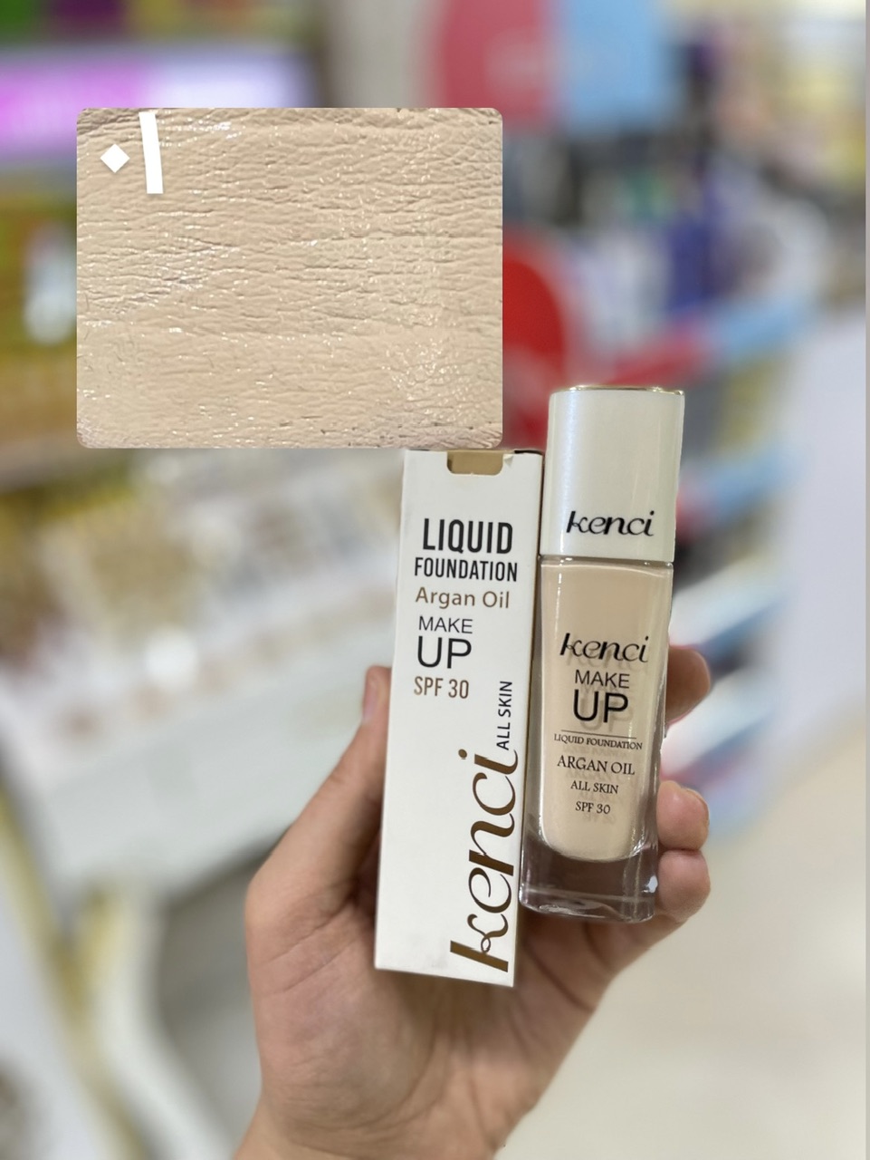 کرمپودر کنسی حاوی روغن آرگان spf30 شماره 01