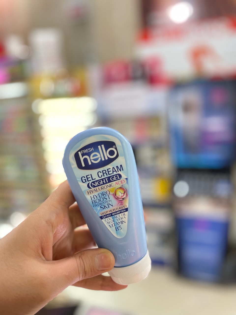 کرم آبرسان هلو فرش مناسب شب حجم 150mL