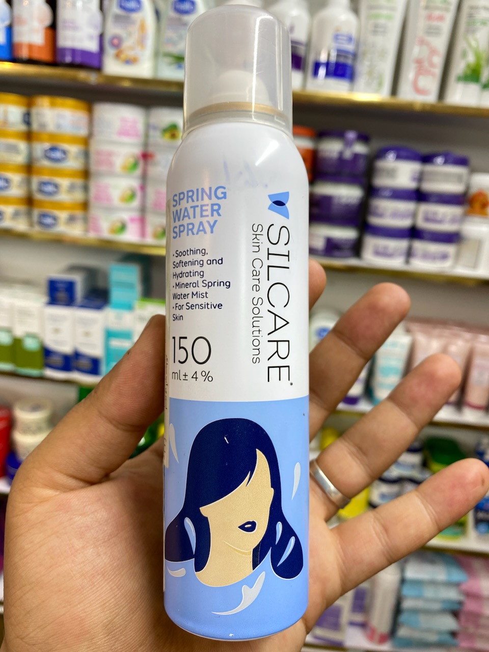 اسپری آب معدنی 150میل سیلکر Silcare Mineral Water Spray