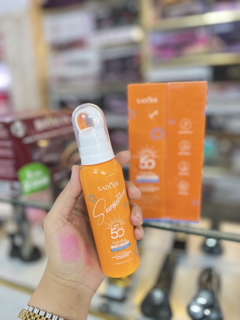اسپری ضدآفتاب سادور SPF50 حجم 150 میل