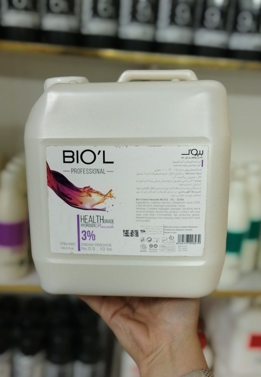 اکسیدان 3750 میلی لیتر شماره ۰,۵ بیول biol ۳٪