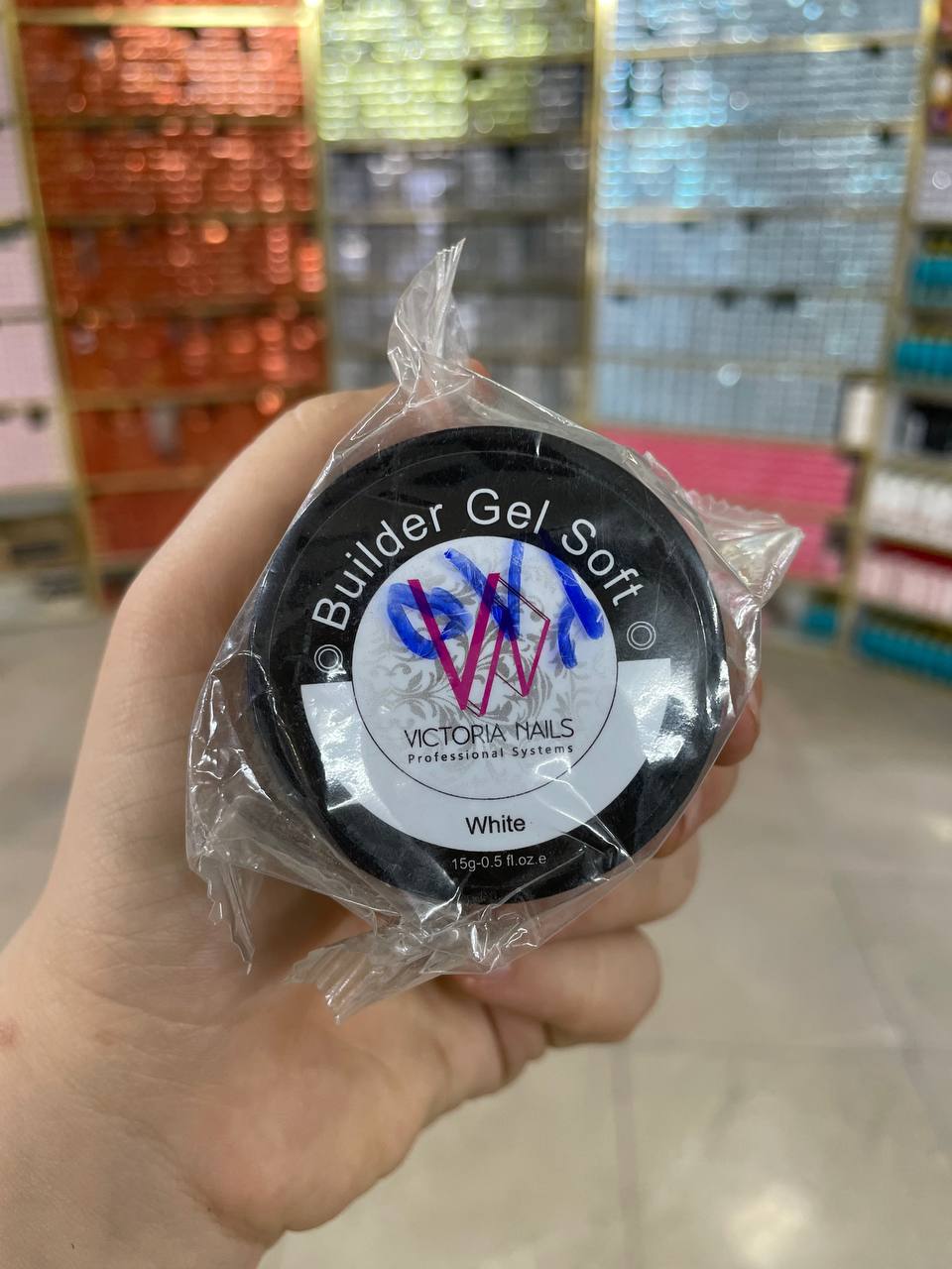 بیلدر ژل سفید ویکتوریا نیلز VICTORIA NAILS حجم ۱۵ گرم