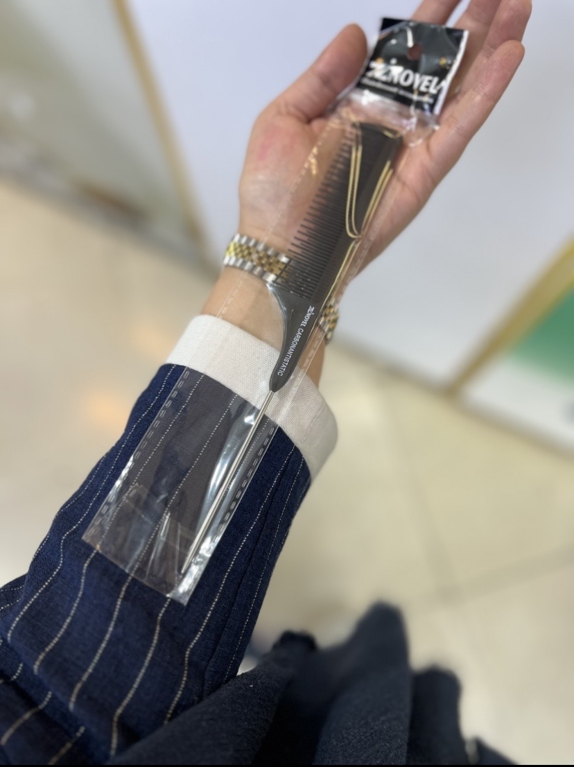 شانه دم باریک فلزی