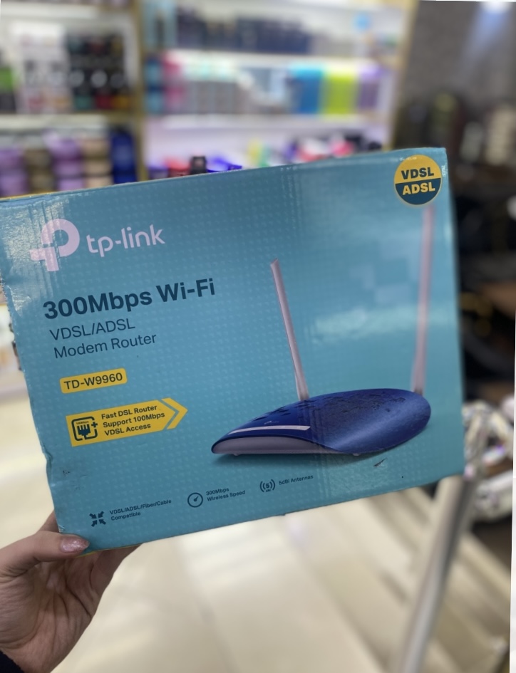 مودم روتر بی سیم ADSL2 Plus و VDSL2 تی پی لینک مدل TD-W9960