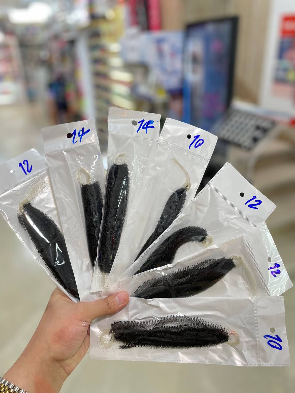 مژه مصنویی ریسه ای ساده سایز 10