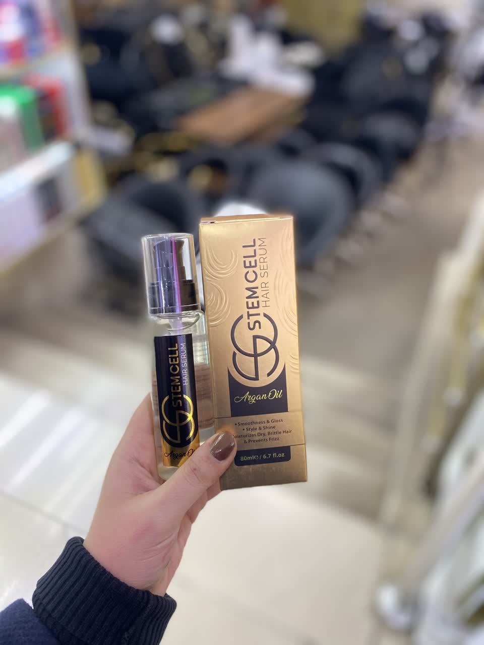 سرم مو آرگان استم سل حجم 80 میلی لیتر