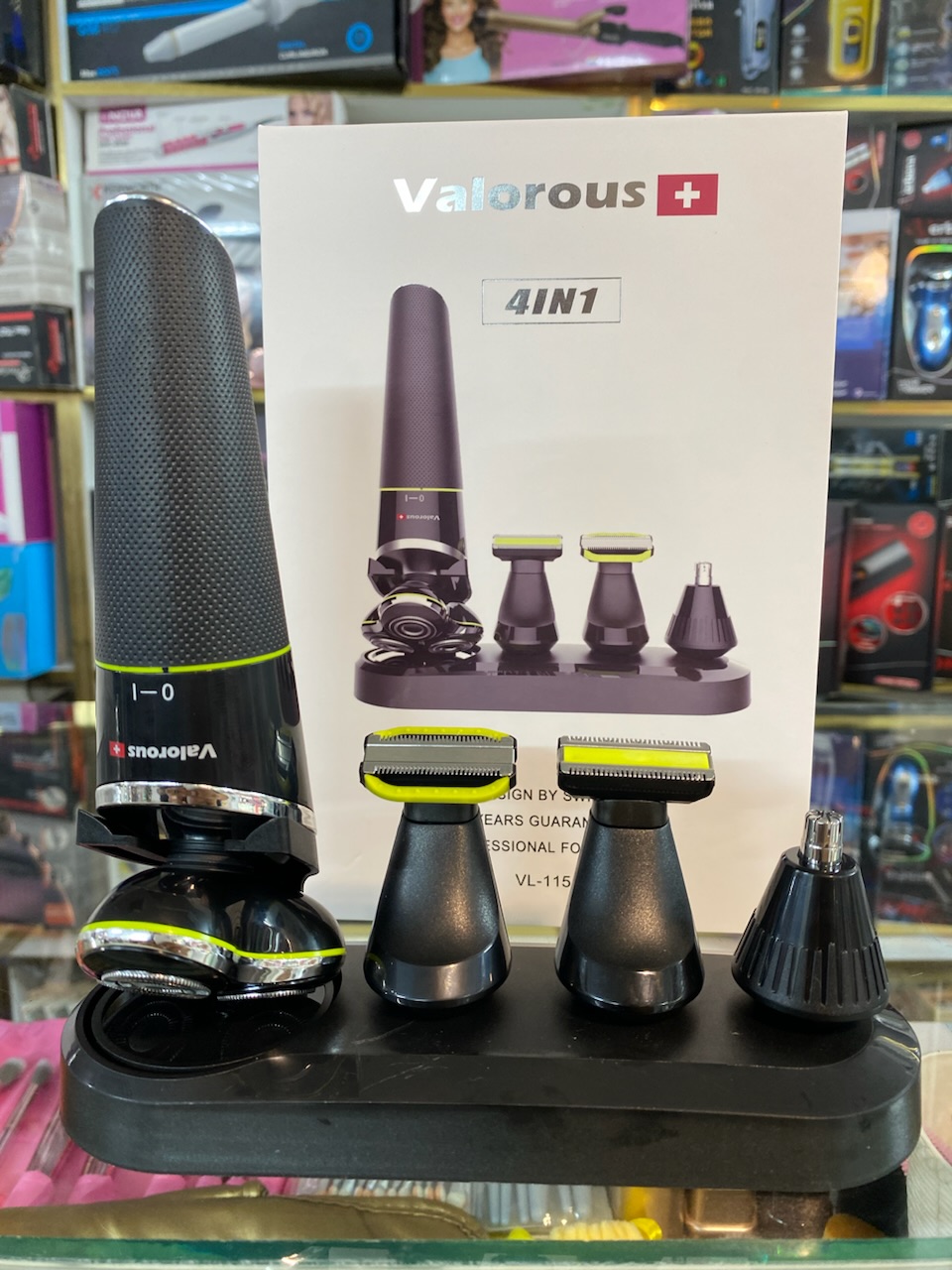 ماشین اصلاح ولروس چهار کاره 4in1 Valorous کد VL115 ( اصلی )