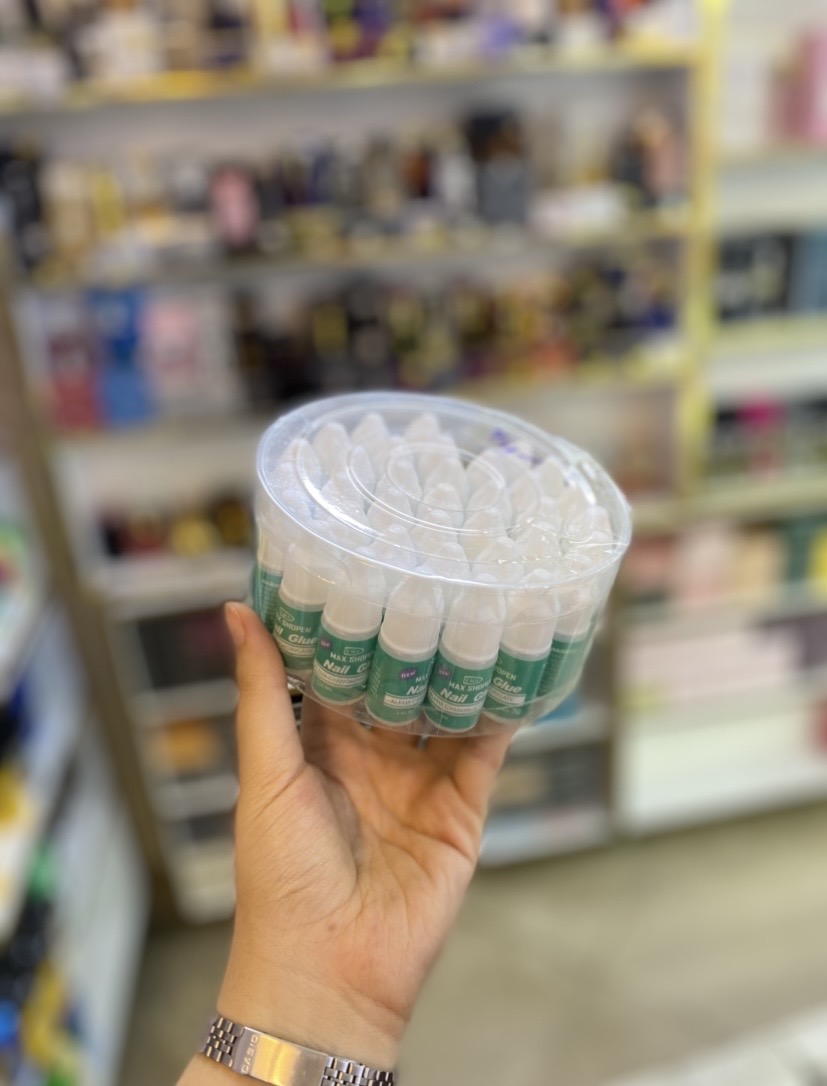 چسب ناخن مصنوعی قطره ای مکس شوپن حجم 10 گرم