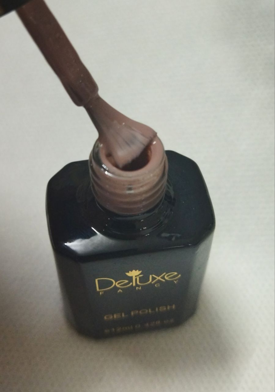 لاک ژل صورتی کالباسی دلوکس 045 میل 12 deluxe 