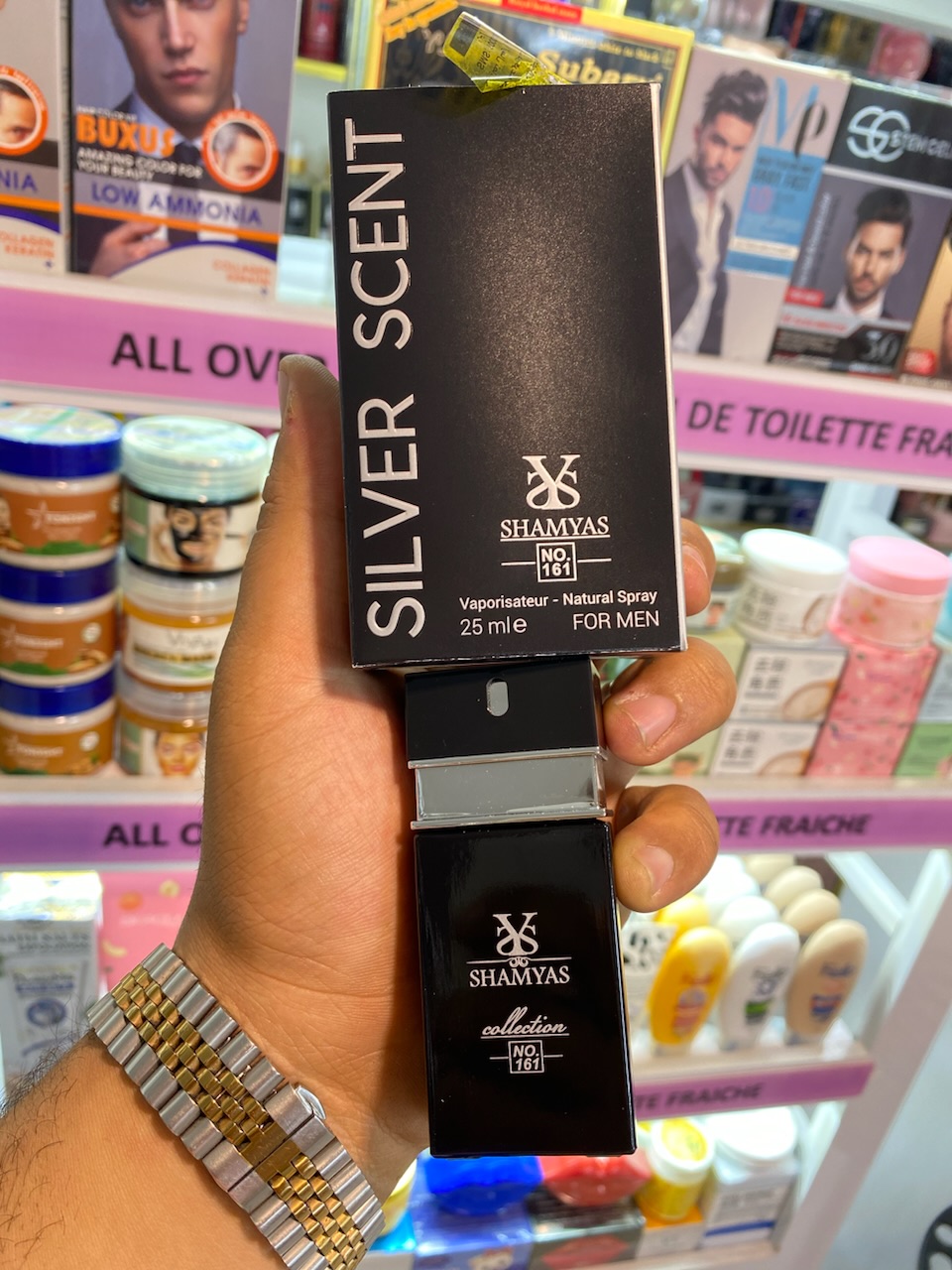 مینی ادکلن سیلورسنت شمیاس مردانه25میل SILVER SCENT
