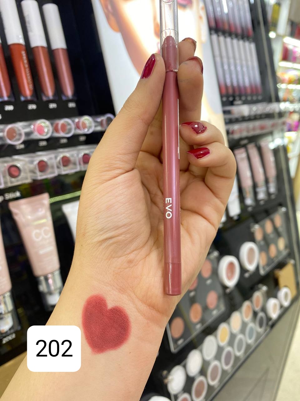 خط لب آلمانی EVO کد 202