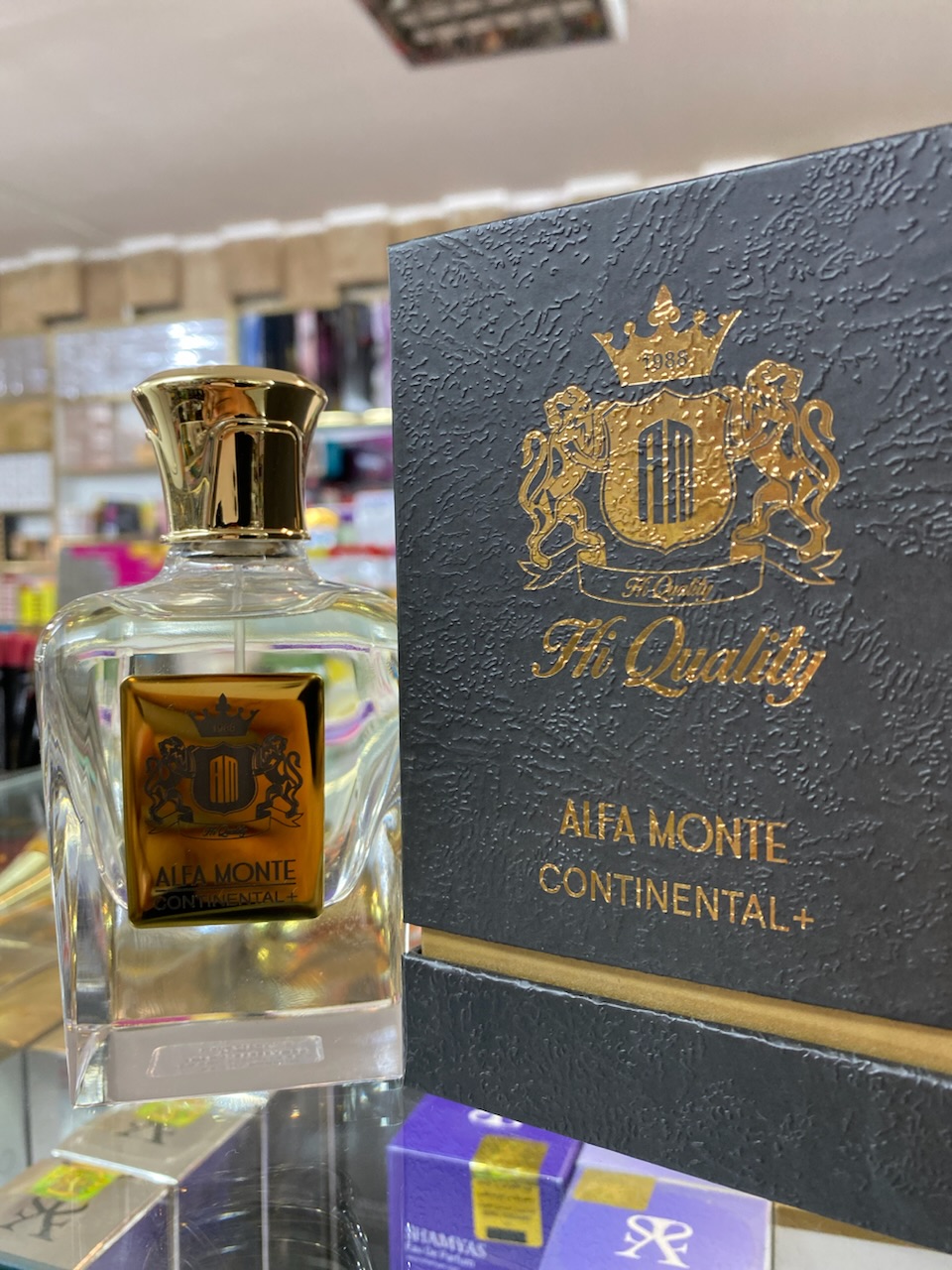 ادکلن مردانه آلفامونته کونتینتال پلاس رایحه کرید اونتوس 120 میل (اصلی) Alfa Monte Plus Continental