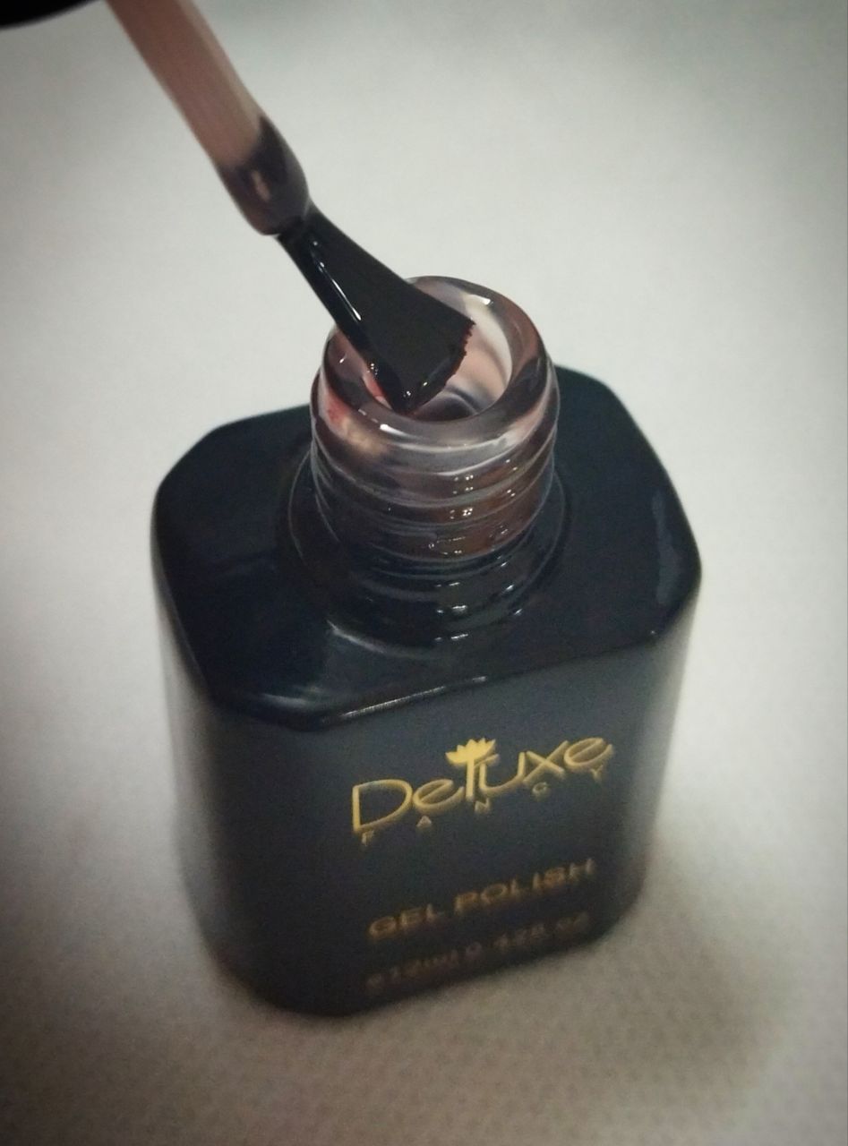 لاک ژل دلوکس ان بی آی کرمی پنکیکی پک 3 عددی 12 میل 002 deluxe 