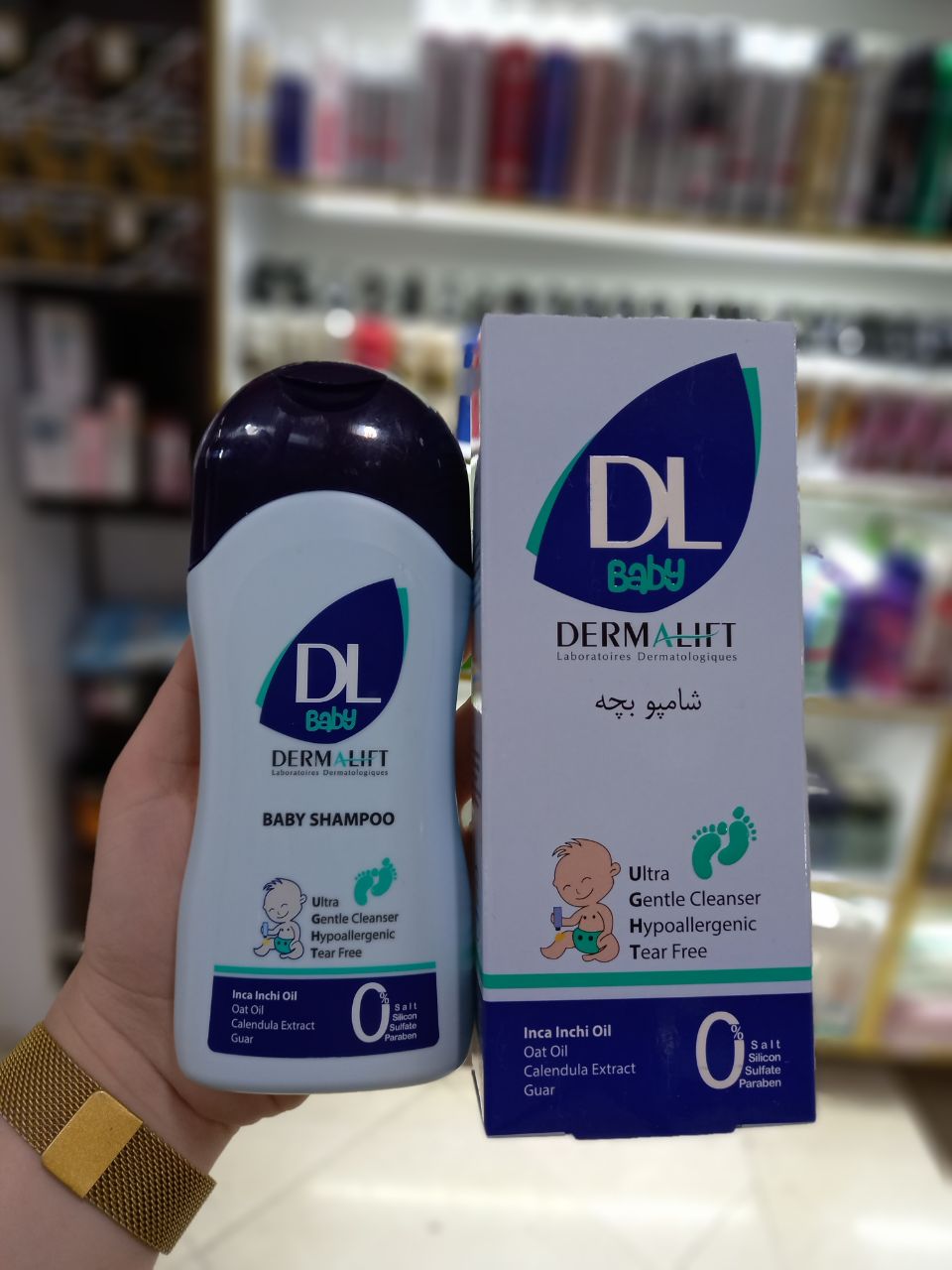 شامپو درمالیفت سر بچه حجم ۲۰۰ میل DERMALIFT 